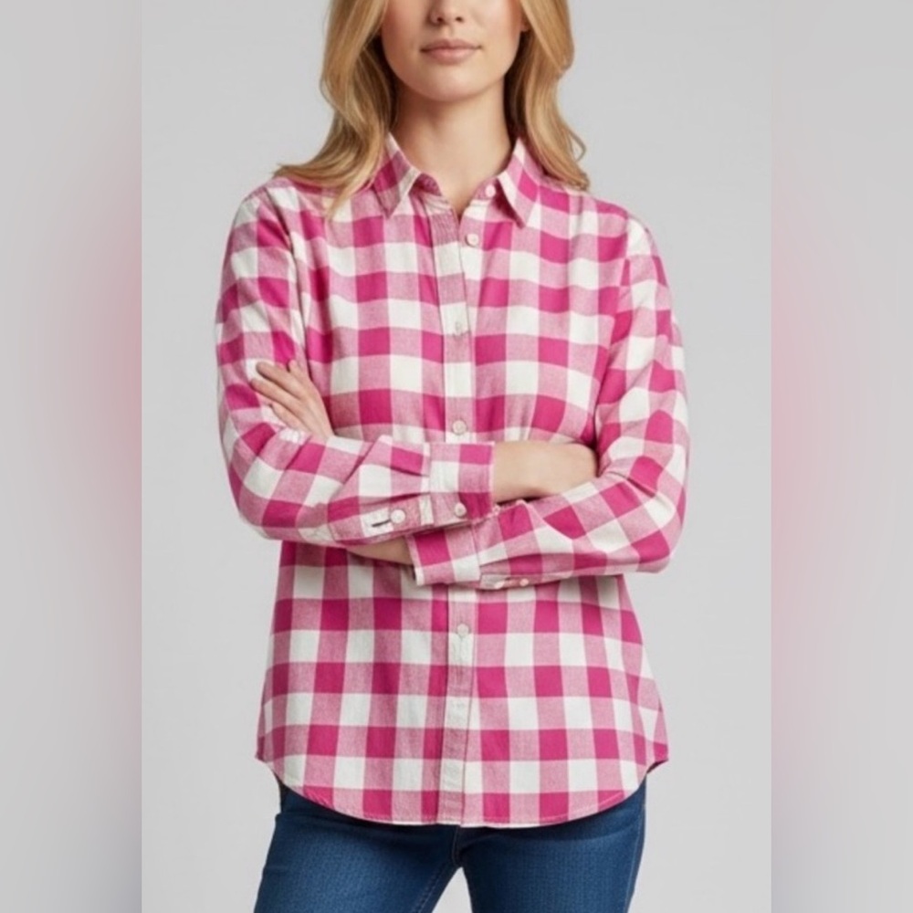 NWT J. Crew Plaid Button Dow Shirt